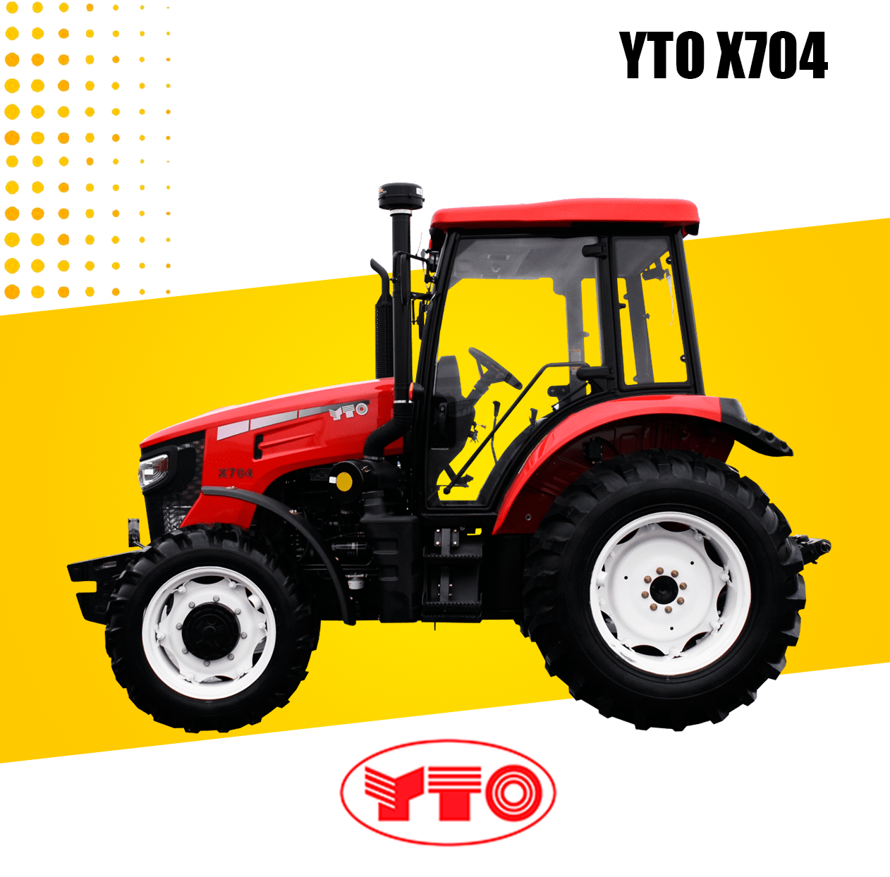 Трактор YTO-X 704 70 л.с. – ООО «АВТОРИТЕХ»